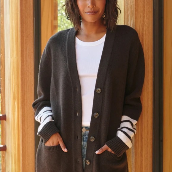 outerknown Cameron Boyfriend Cardigan L - Picture 4 of 4